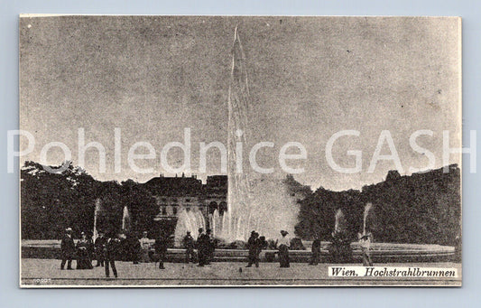 Pohlednice VÍDEŇ, HOCHSTRAHLBRUNNEN (x17827)