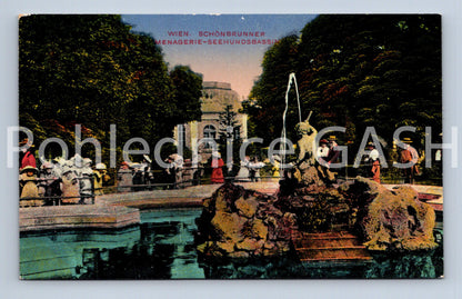 Pohlednice VÍDEŇ, SCHÖNBRUNNER MENAGERIE - SEEHUNDSBASSIN (x17834)