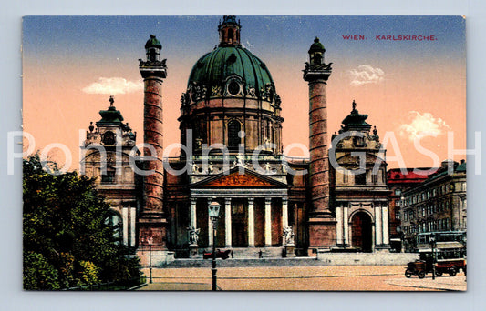 Pohlednice VÍDEŇ, KARLSKIRCHE (x17836)