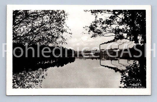 Pohlednice TŘEŠŤ - PARTIE ZE SPLAVU (x17849)