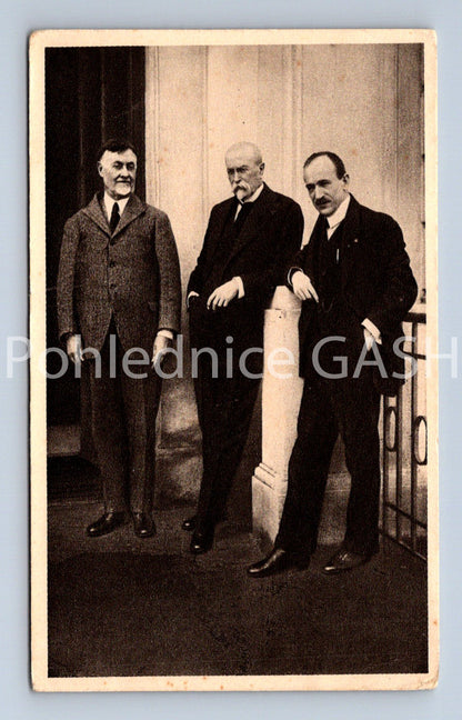 Pohlednice T.G.M. S BENEŠEM V LÁNECH (x17855)