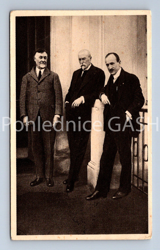 Pohlednice T.G.M. S BENEŠEM V LÁNECH (x17855)