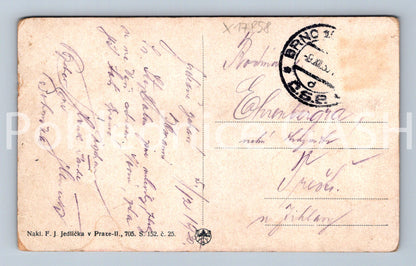 Pohlednice SMRT KRÁLE PŘEMYSLA OTAKARA II. NA MORAVSKÉM  (x17858)