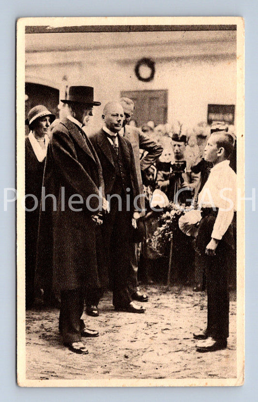 Pohlednice T.G.M. PO REPUBLICE ČESKOSLOVENSKÉ V HODONÍNĚ (x17885)