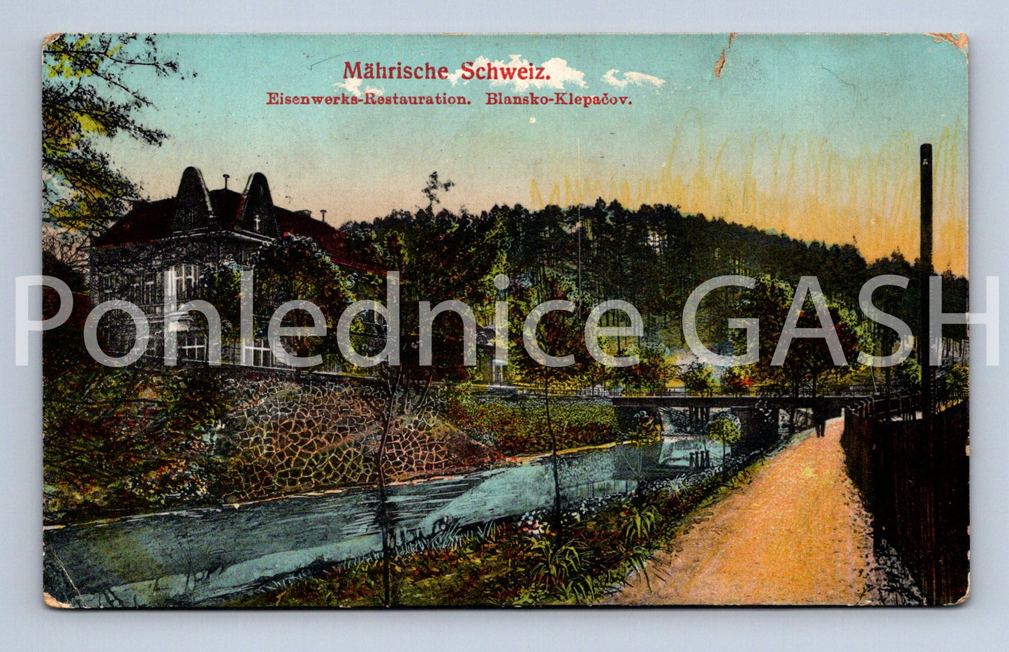 Pohlednice MÄHRISCHE SCHWEIZ (x17900)