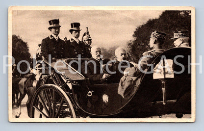 Pohlednice T.G.M. V PRŮVODU PRESIDENTA MILLERANDA V PAŘÍŽI  (x17903)