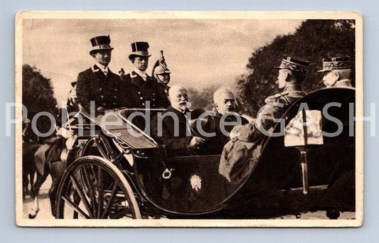 Pohlednice T.G.M. V PRŮVODU PRESIDENTA MILLERANDA V PAŘÍŽI  (x17903)