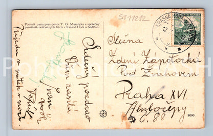 Pohlednice POMNÍK PANA PRESIDENTA T. G. MASARYKA (ST11282)