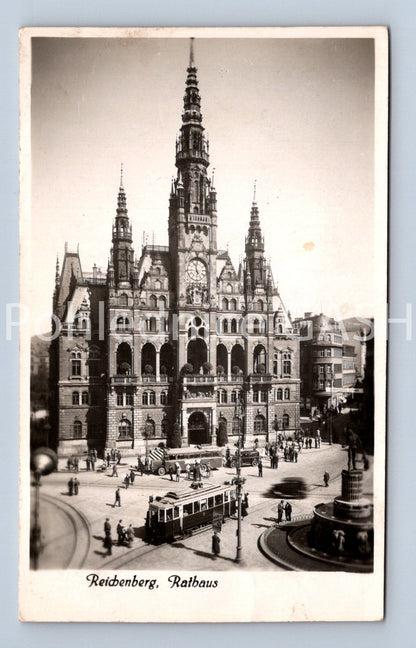 Pohlednice REICHENBERG, RATHAUS (ST11290)