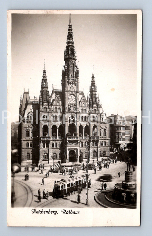 Pohlednice REICHENBERG, RATHAUS (ST11290)