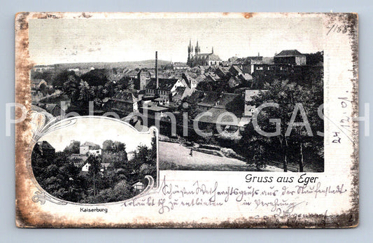 Pohlednice GRUSS AUS EGER (ST11296)