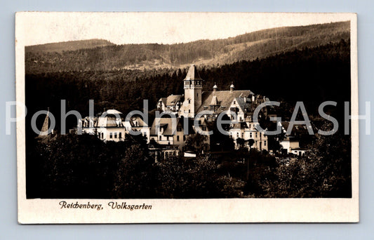 Pohlednice REICHENBERG - VOLKSGARTEN (ST11314)
