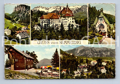 Pohlednice GRUSS VOM SEMMERING - KOLÁŽ (ST11417)