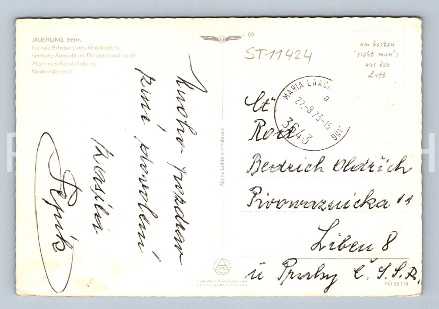 Pohlednice JAUERLING (ST11424)