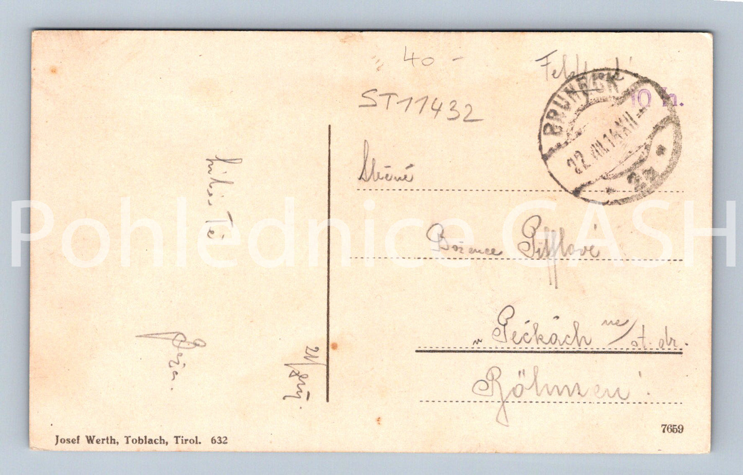 Pohlednice BRUNECK (ST11432)