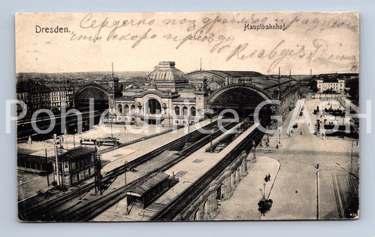 Pohlednice DRESDEN nádraží (ST11448)