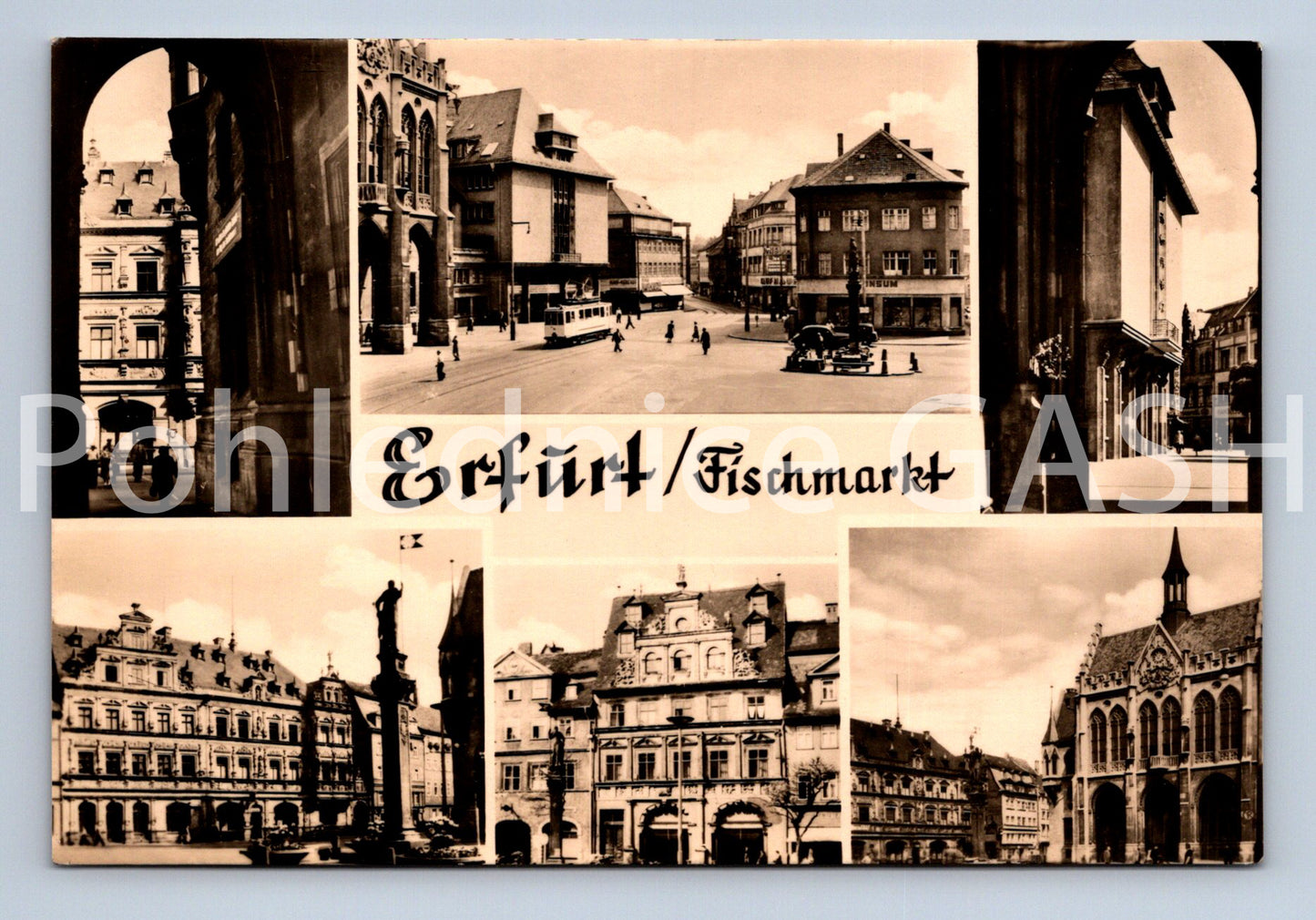 Pohlednice ERFÜRT - KOLÁŽ (ST11456)