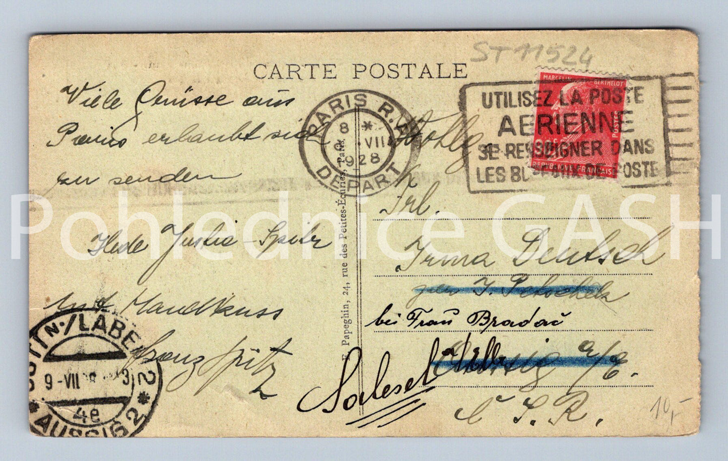 Pohlednice PARIS (ST11524)