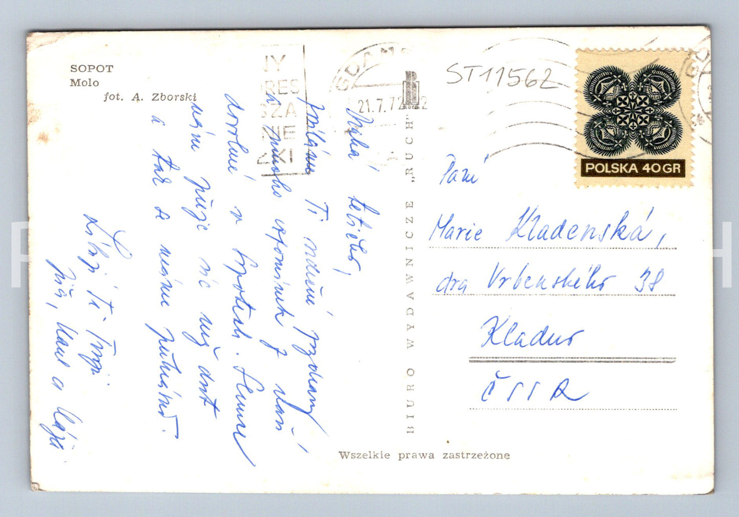 Pohlednice SOPOT (ST11562)