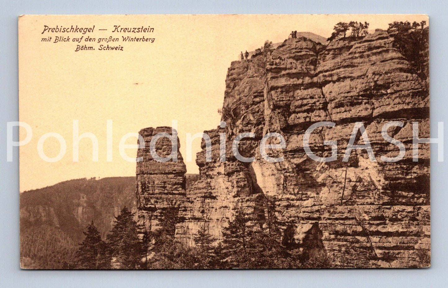 Pohlednice PREBISCHKEGEL - KREUZSTEIN (ST11600)