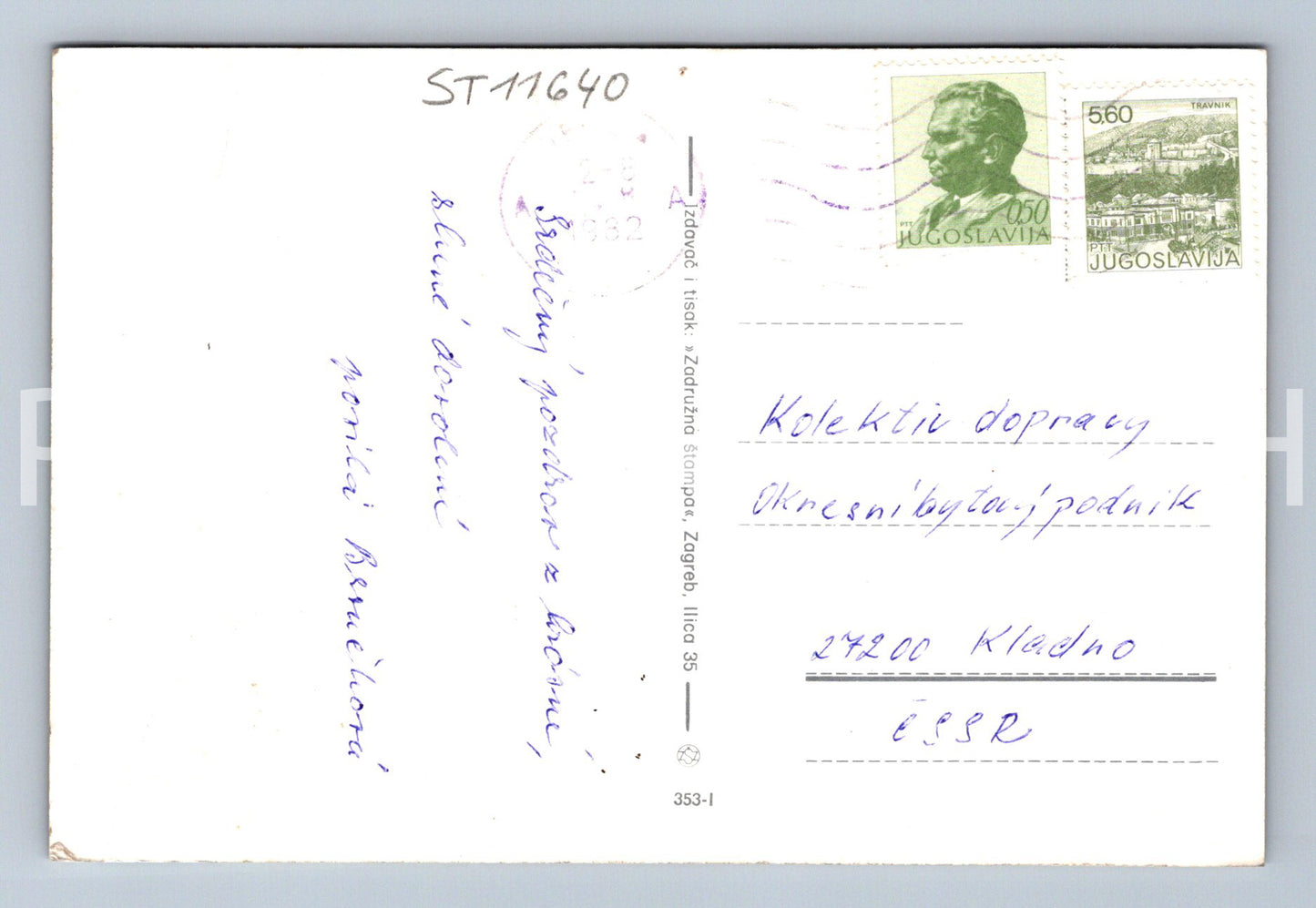 Pohlednice JELSE - KOLÁŽ (ST11640)