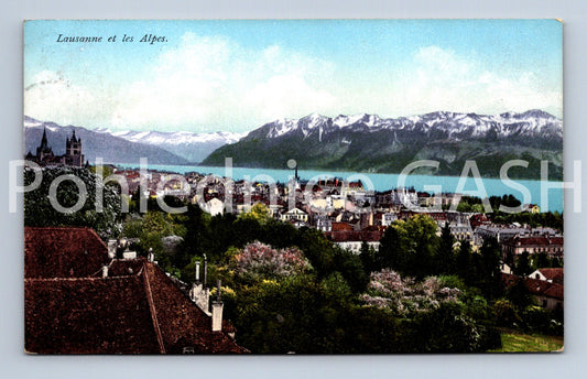 Pohlednice LAUSANNE ET LES APLES (ST11646)