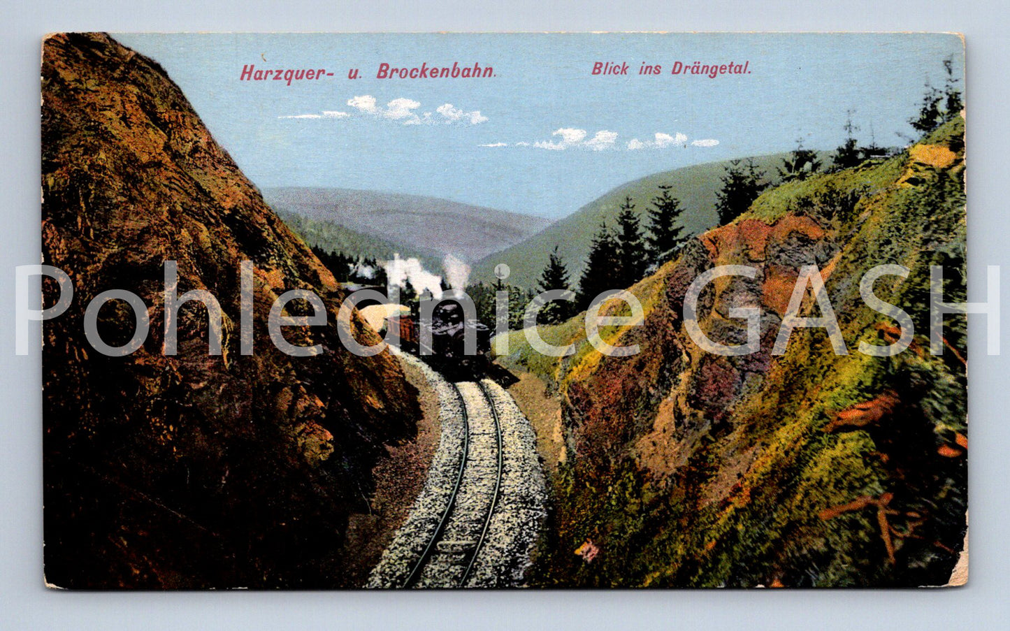 Pohlednice HARZQUER - U. BROCKENBAHN (ST11653)