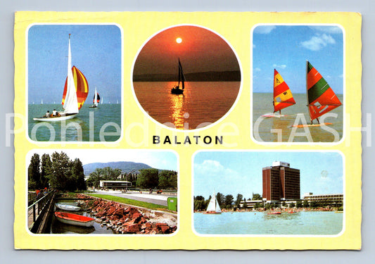 Pohlednice BALATON - KOLÁŽ (ST11688)