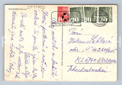 Pohlednice BADEN - KOLÁŽ (ST11703)