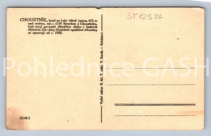 Pohlednice CHOUSTNÍK (ST12526)