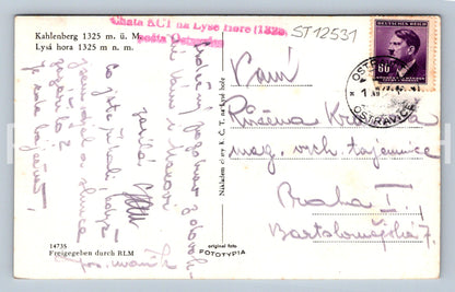 Pohlednice LYSÁ HORA (ST12531)