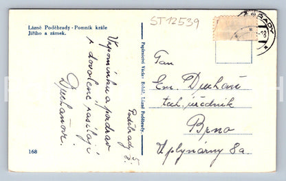 Pohlednice LÁZNĚ PODĚBRADY (ST12539)