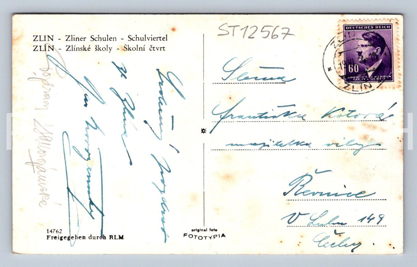 Pohlednice ZLÍN (ST12567)