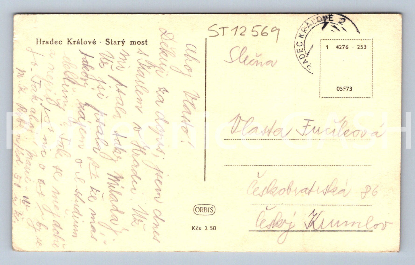 Pohlednice HRADEC KRÁLOVÉ (ST12569)