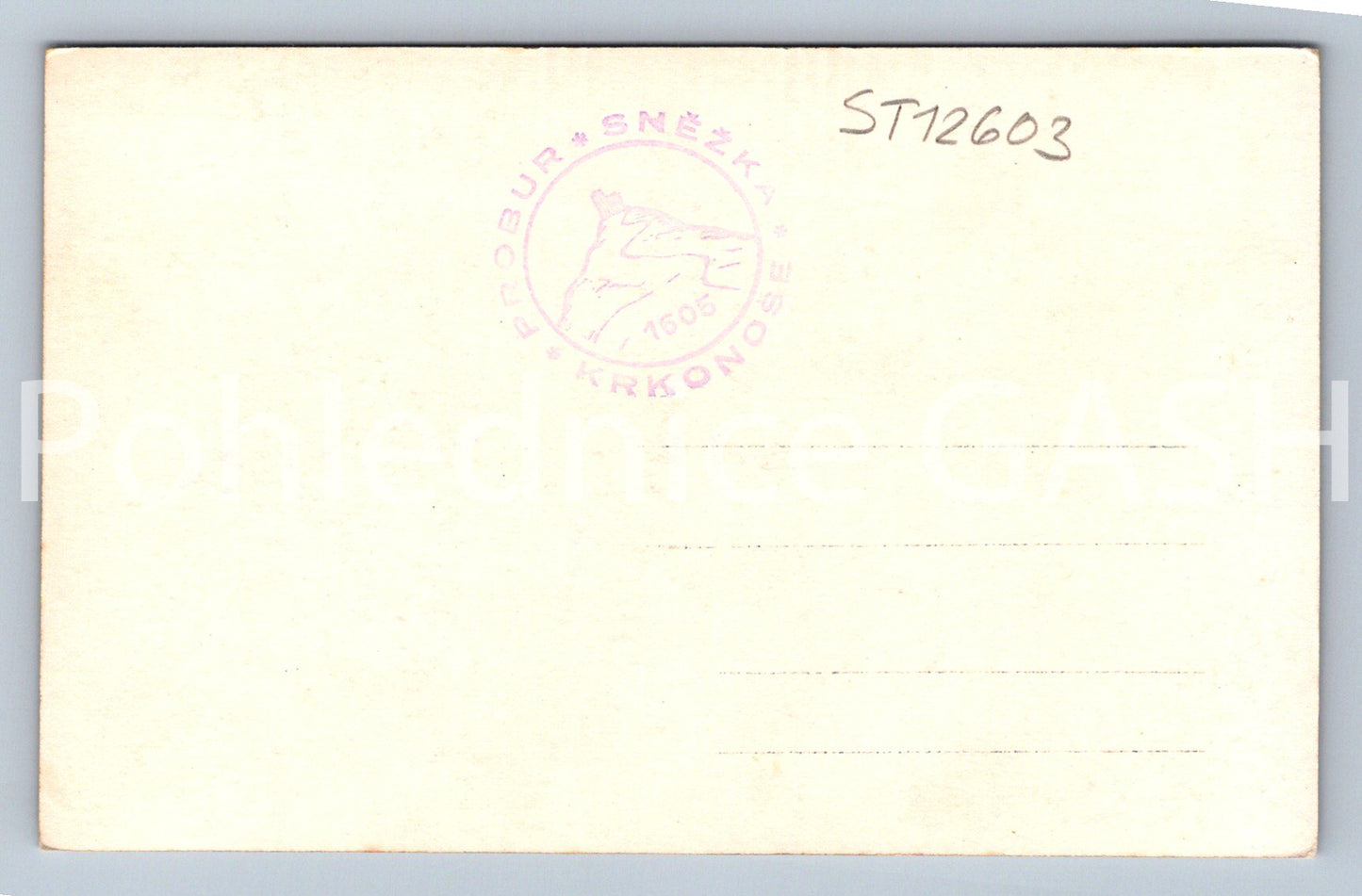 Pohlednice KRKONOŠE (ST12603)