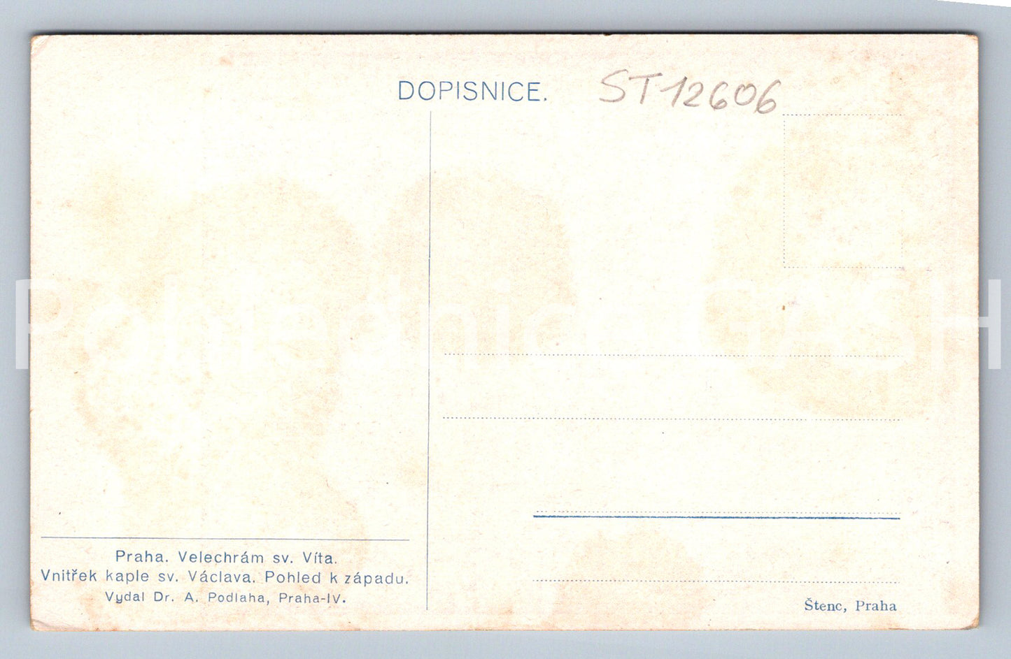 Pohlednice PRAHA (ST12606)