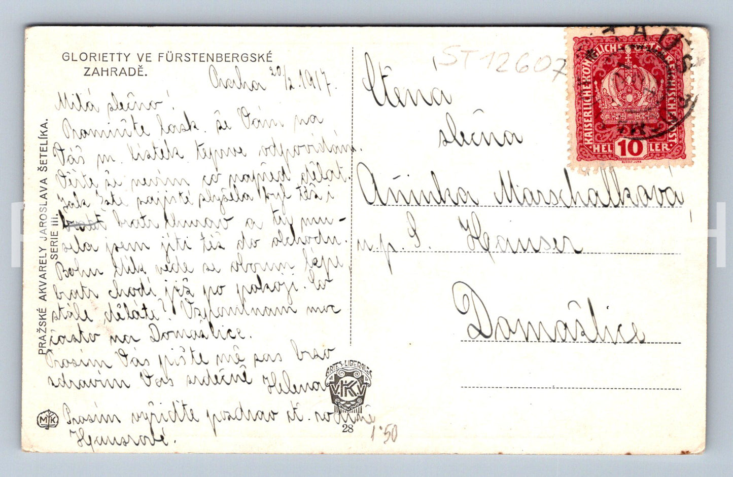 Pohlednice PRAHA (ST12607)