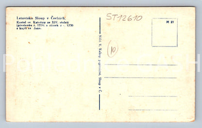Pohlednice LETOVISKO SLOUP V ČECHÁCH (ST12610)
