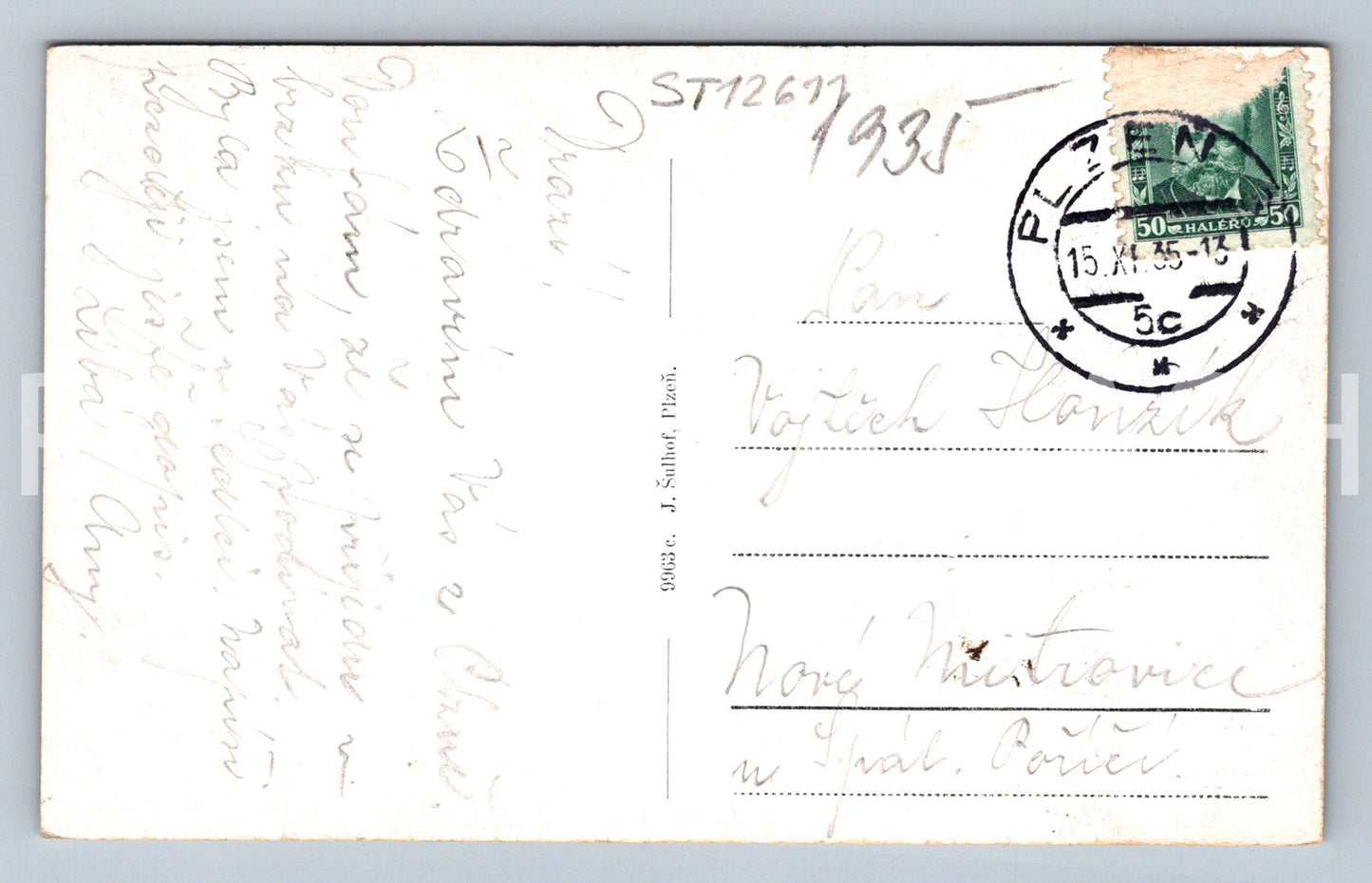 Pohlednice PLZEŇ (ST12611)