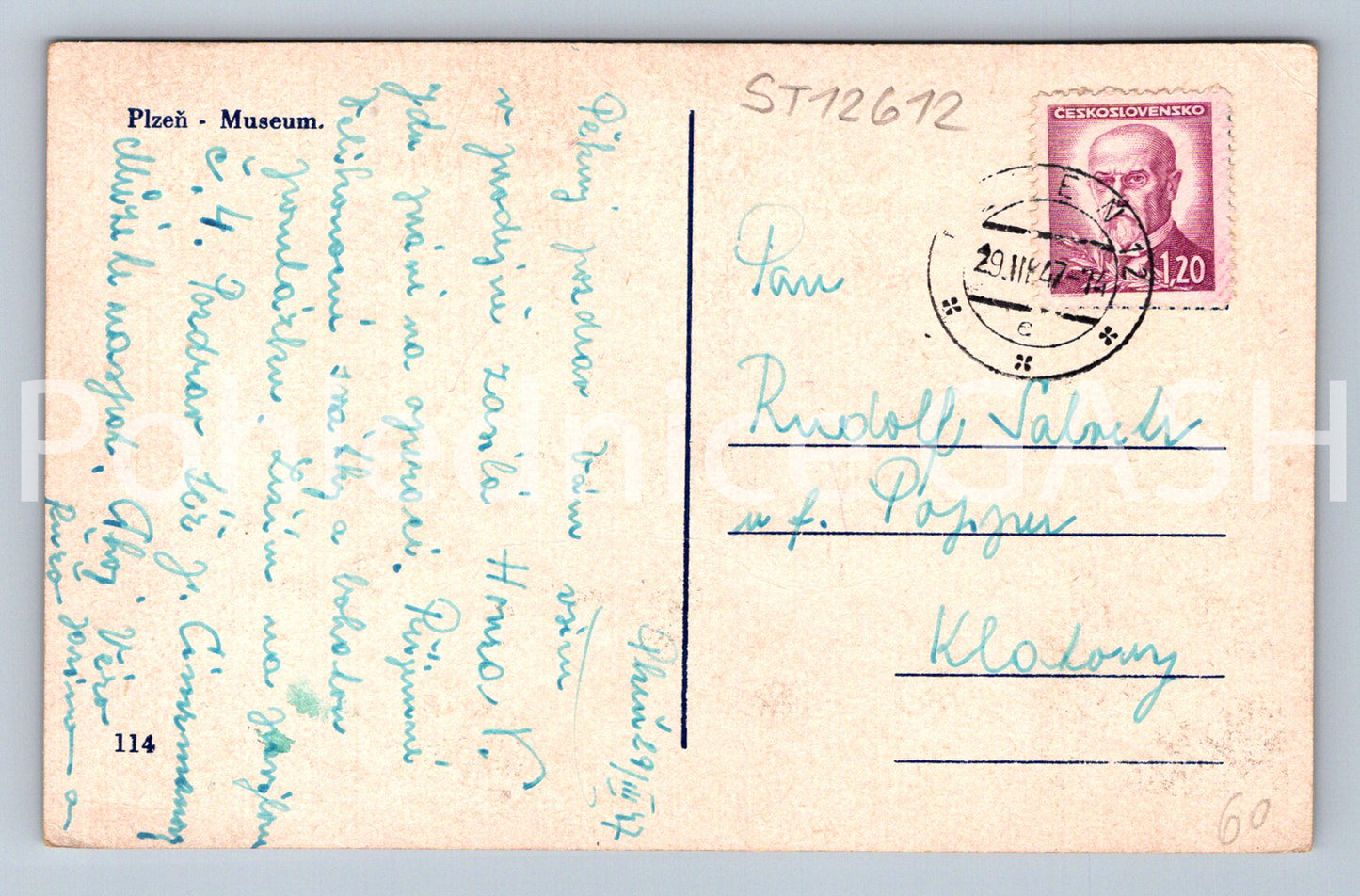 Pohlednice PLZEŇ (ST12612)