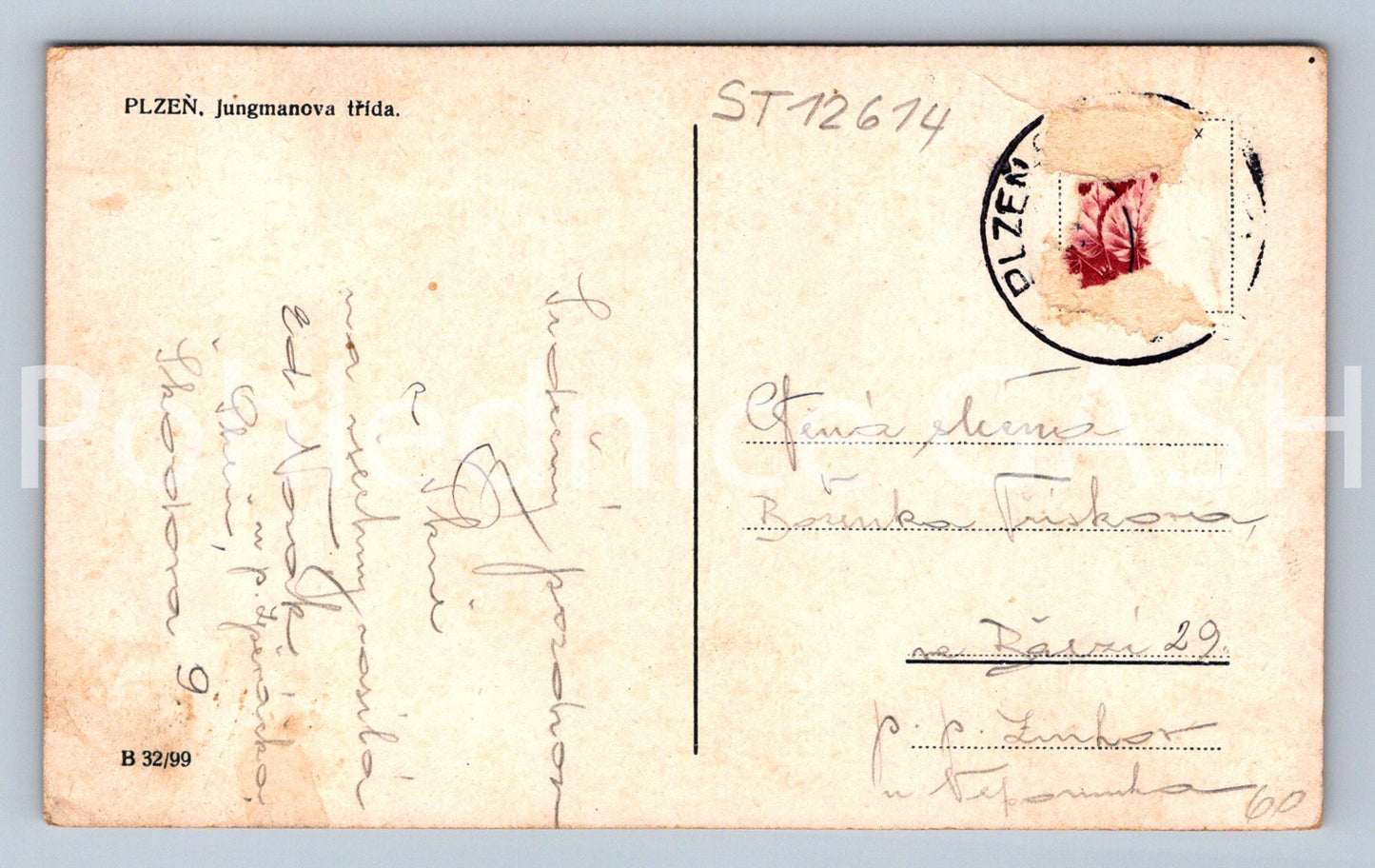 Pohlednice PLZEŇ (ST12614)