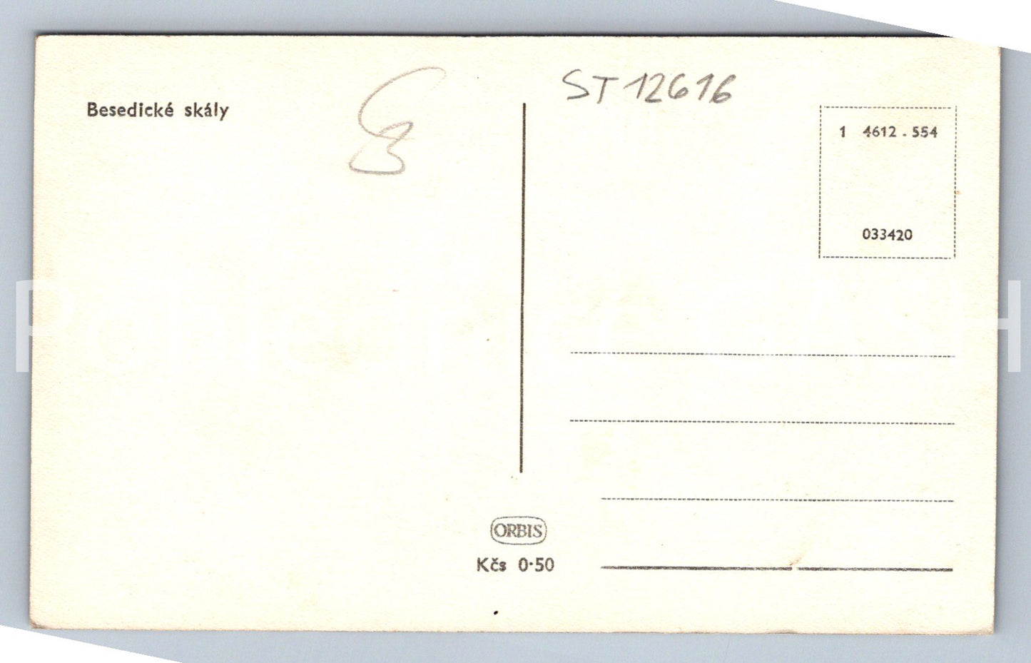 Pohlednice BESEDICKÉ SKÁLY (ST12616)