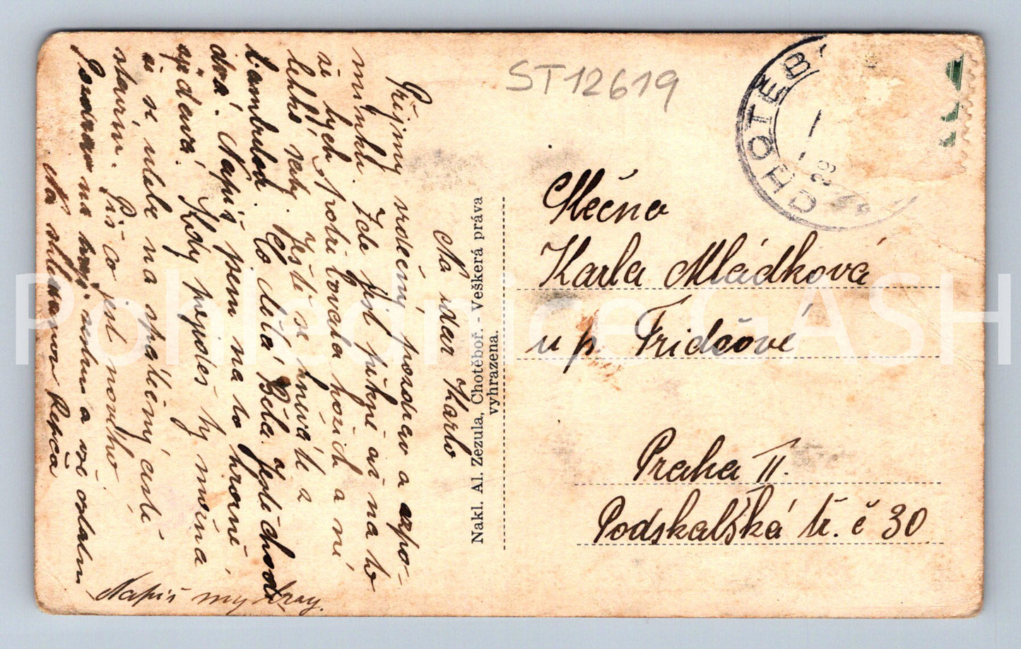 Pohlednice CHOTĚBOŘ (ST12619)