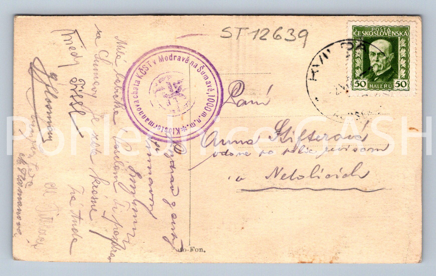 Postcard ŠUMAVA - SUŠICKO (ST12639)