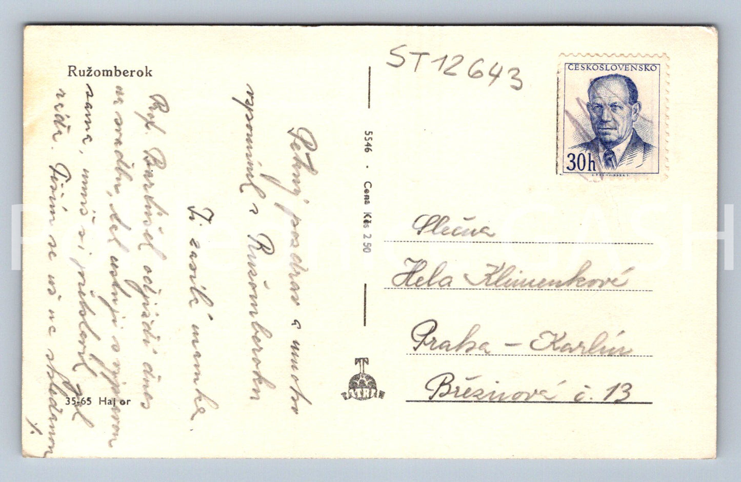 Pohlednice ROŽOMBEROK (ST12643)