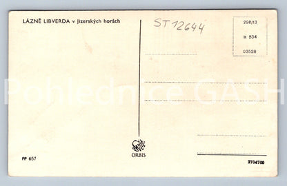 Pohlednice LÁZNĚ LIBVERDA (ST12644)