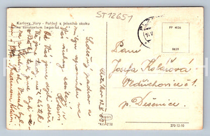 Pohlednice KARLOVY VARY (ST12651)