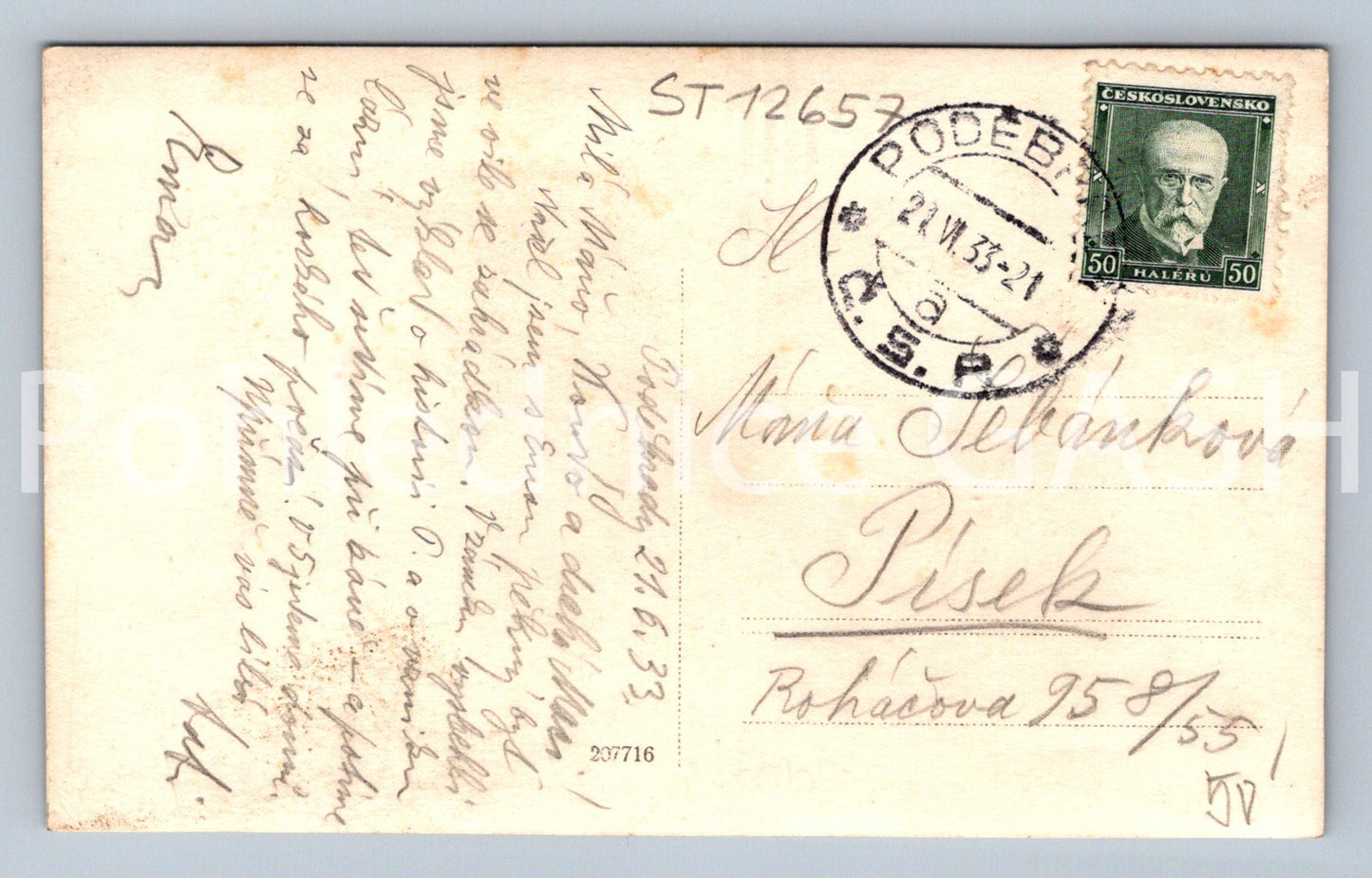 Pohlednice LÁZNĚ PODĚBRADY (ST12657)