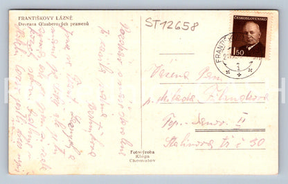 Postcard FRANCISKA LÁZNĚ (ST12658)