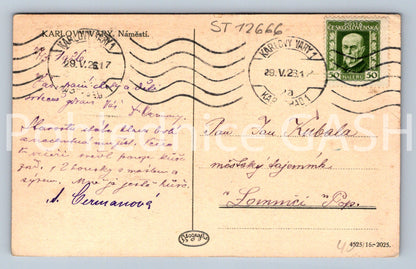 Postcard KARLOVY VARY (ST12666)